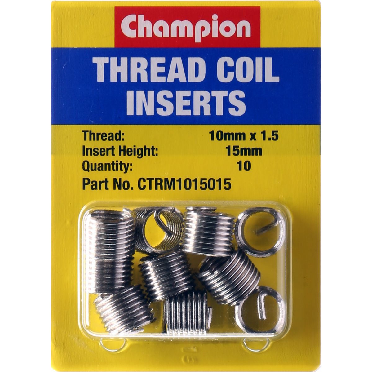 Champion Thread Insert Refills M10 x 1.50 x 15mm - CTRM1015015