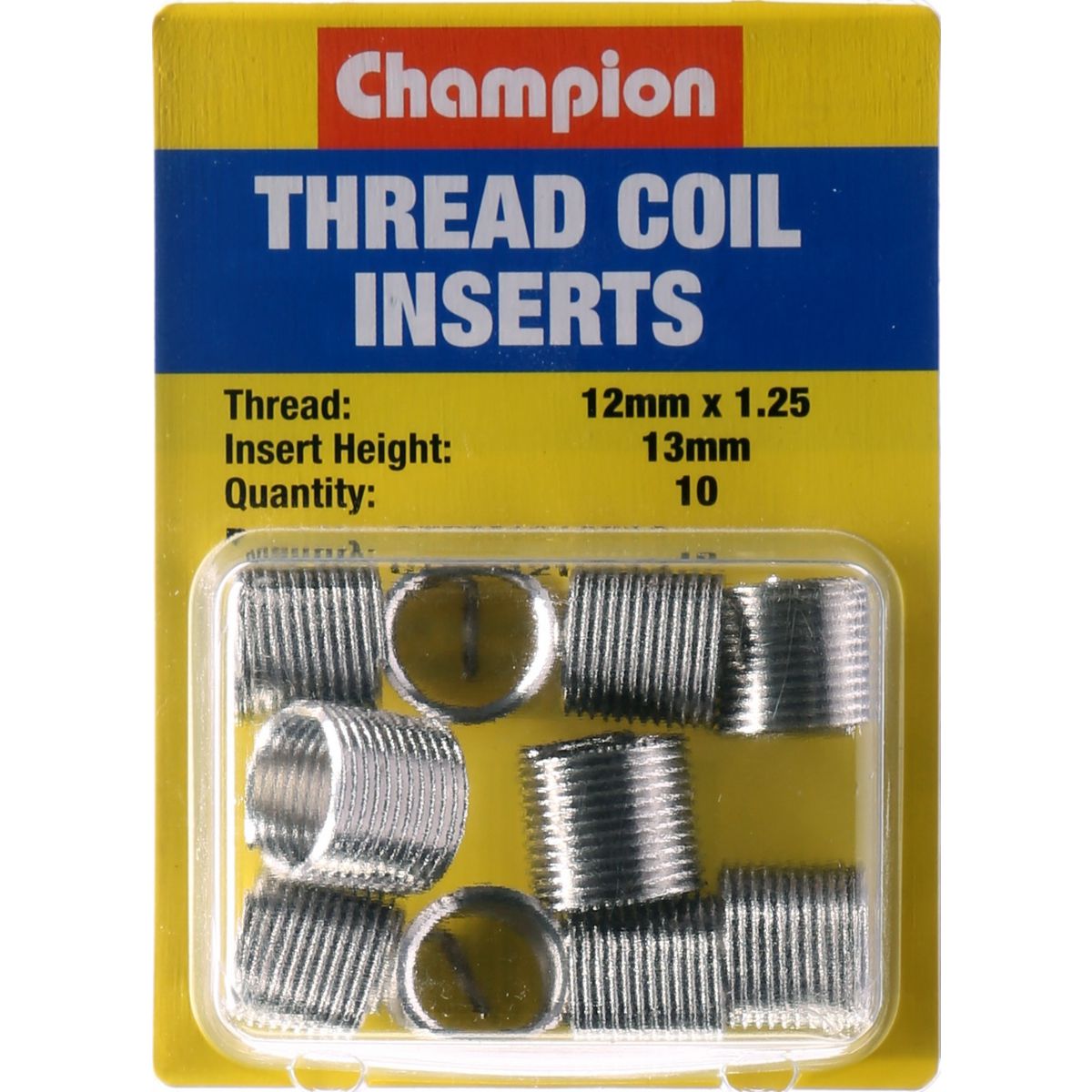 Champion Thread Insert Refills M12 x 1.25 x 13mm - CTRM1212513