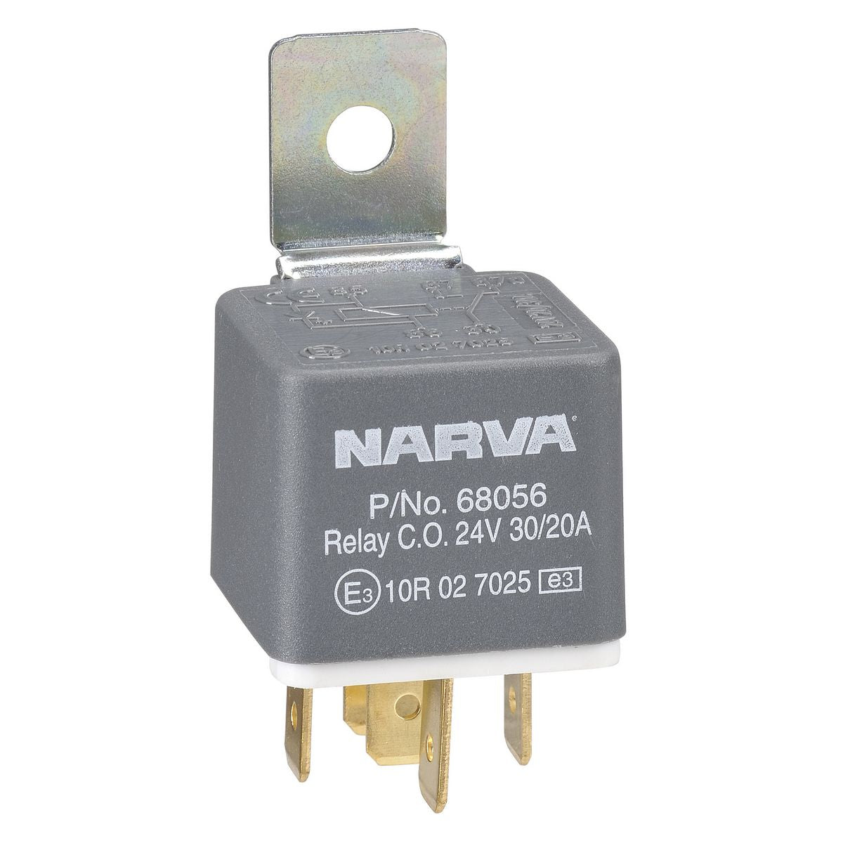 Narva Relay 24V 30/20A 5 Pin With Diode - 68056
