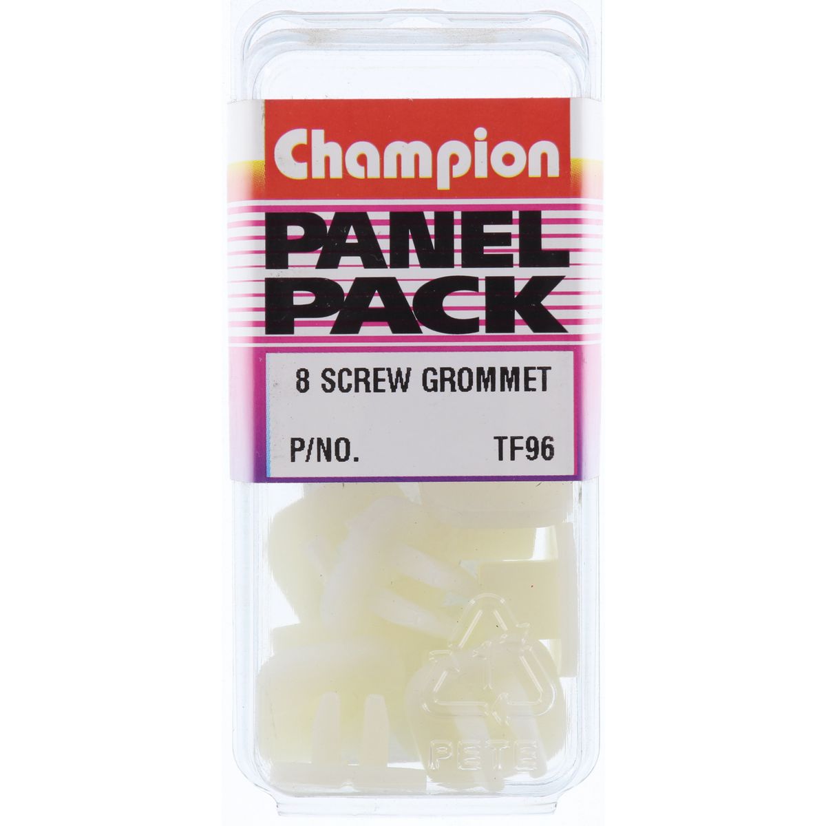 Champion Screw Grommet Clear Len: 17mm Width: 17mm Hole: 8x8.5mm - TF96