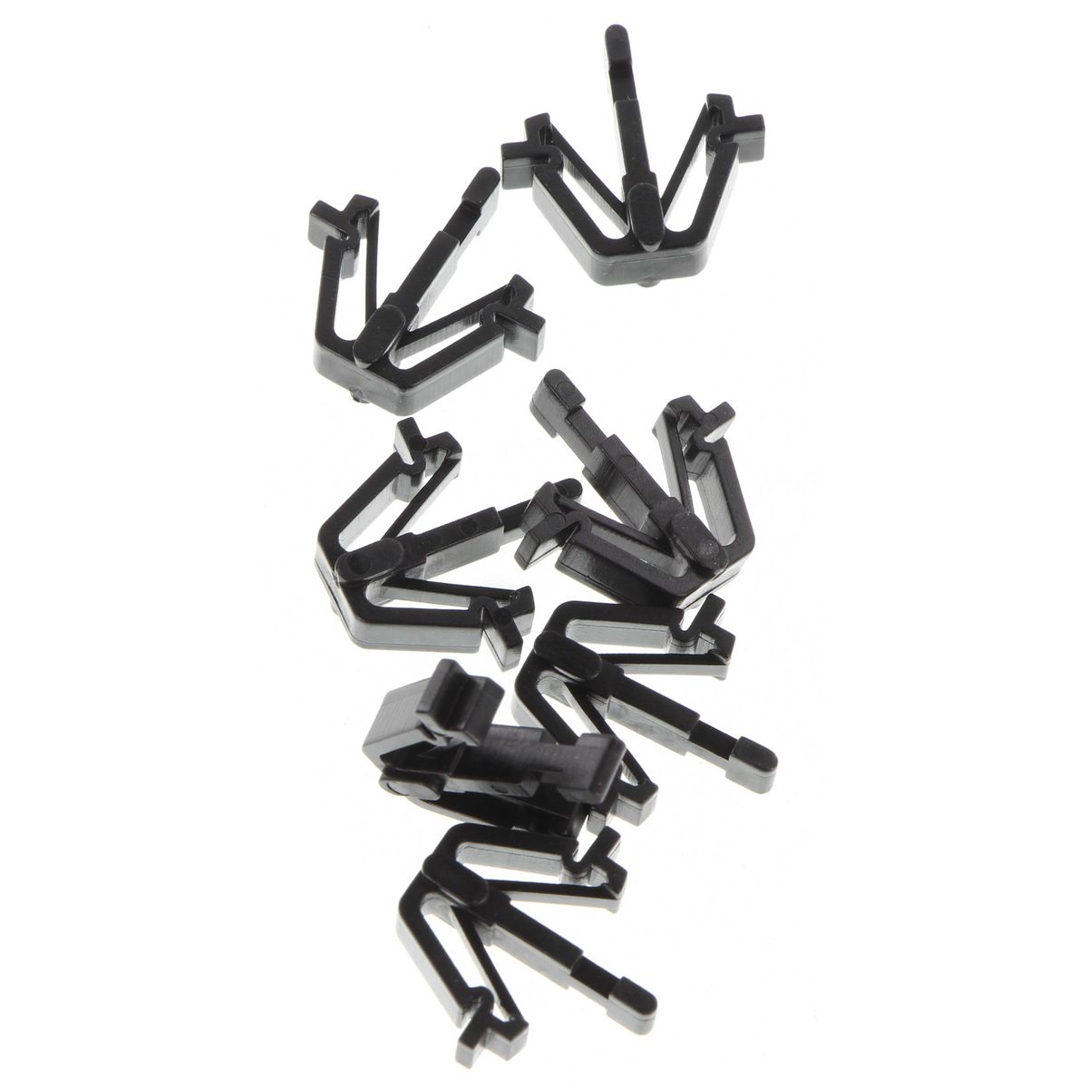 Champion Grille Clip Black Len: 23mm Width: 13mm - TF107