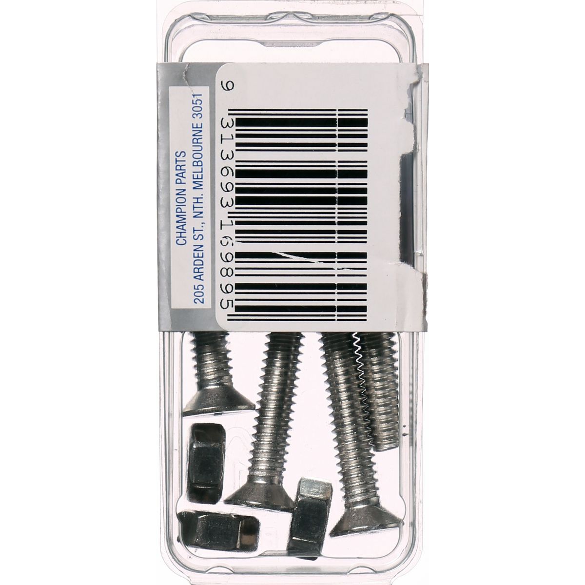 Champion Machine Screw & Nut CSK Phillips Stainless Steel 1/4inx1 1/2in 316/A4 - CSP86