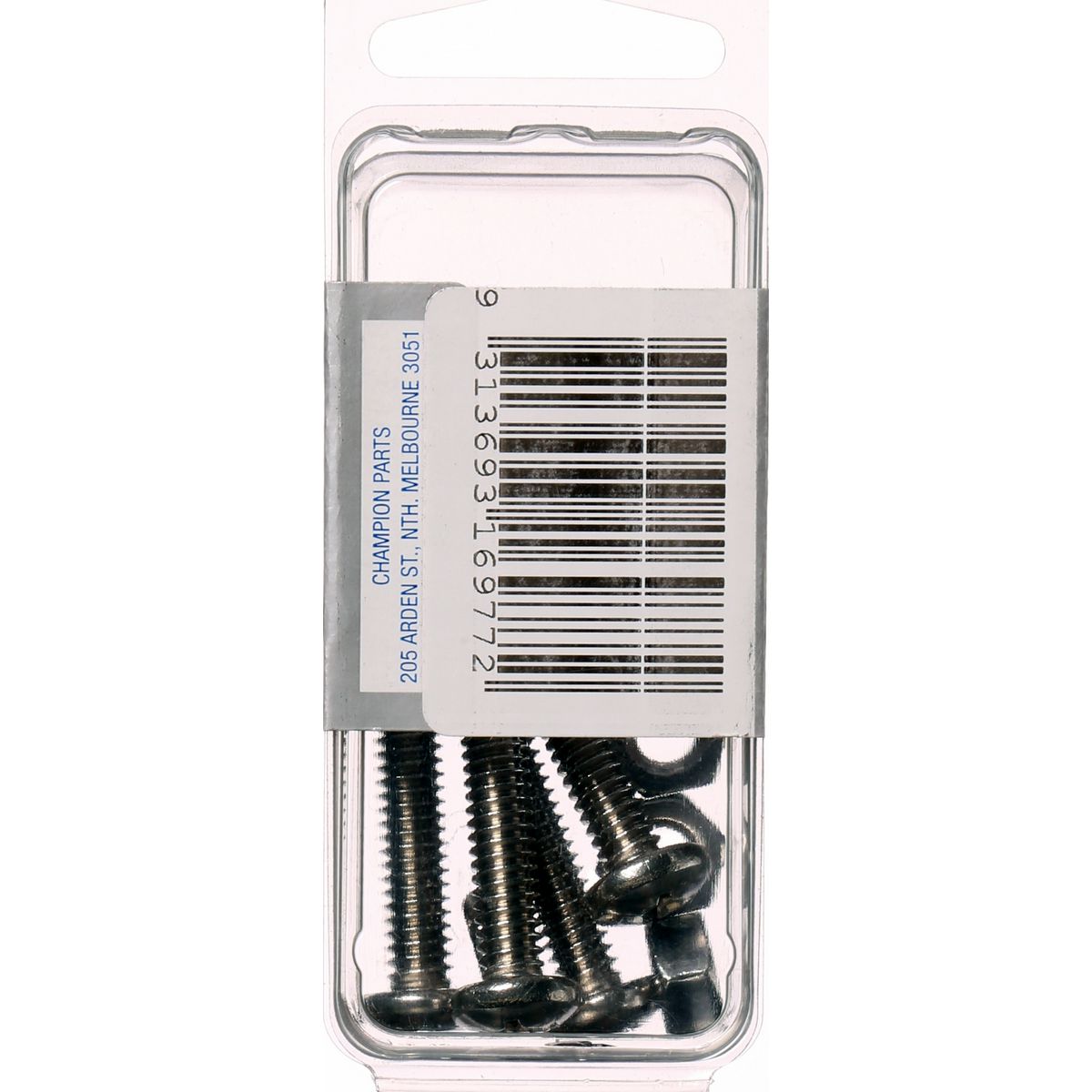 Champion Machine Screw & Nut Pan Phillips Stainless Steel 1/4inx1 1/4in 316/A4 - CSP74