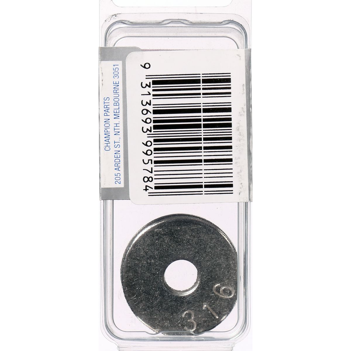 Champion Washer Body Panel Stainless Steel 8mm 316/A4 - CSP106