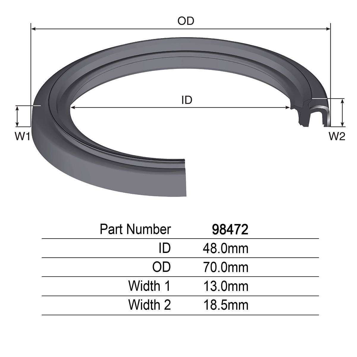 Kelpro Oil Seal - 98472