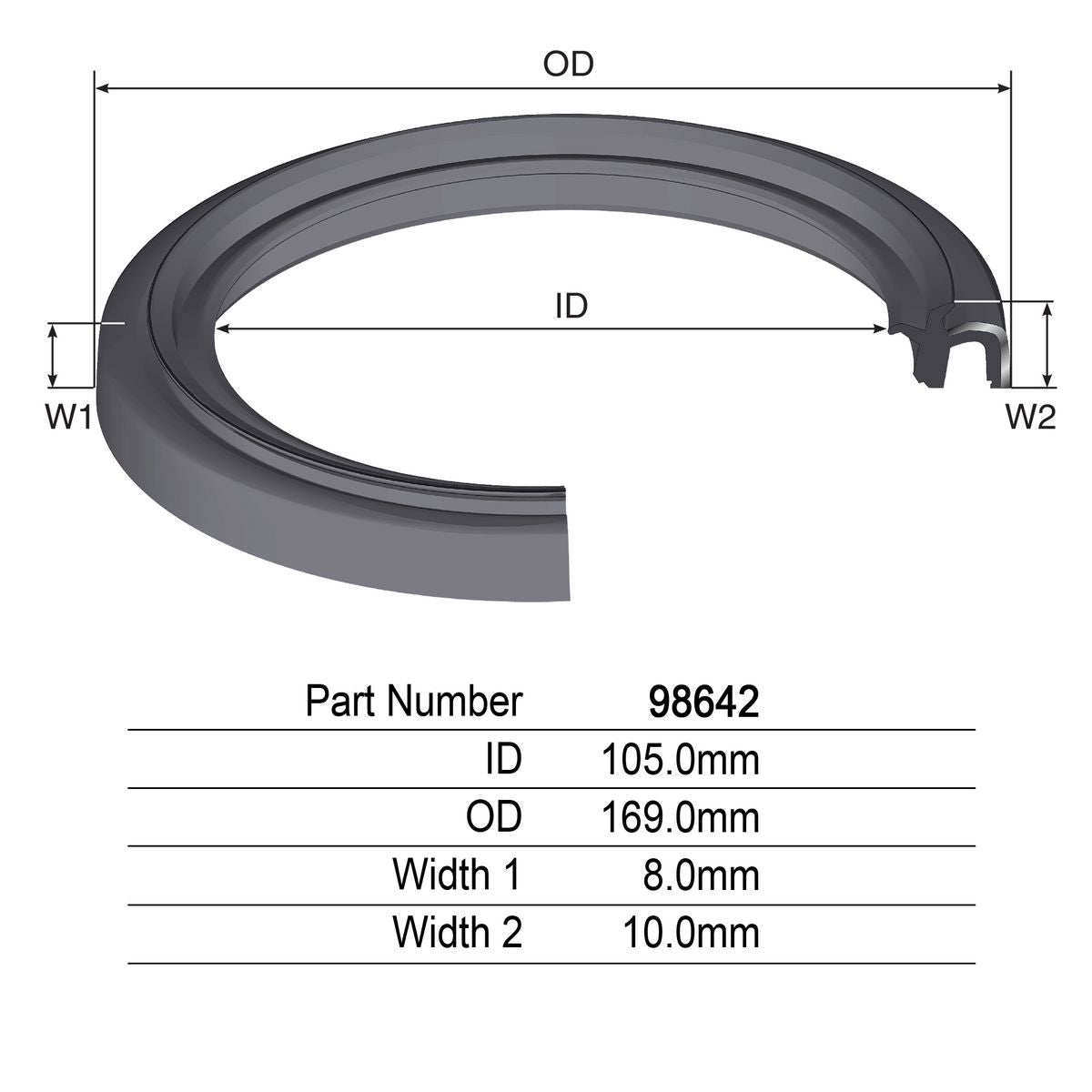 Kelpro Oil Seal - 98642