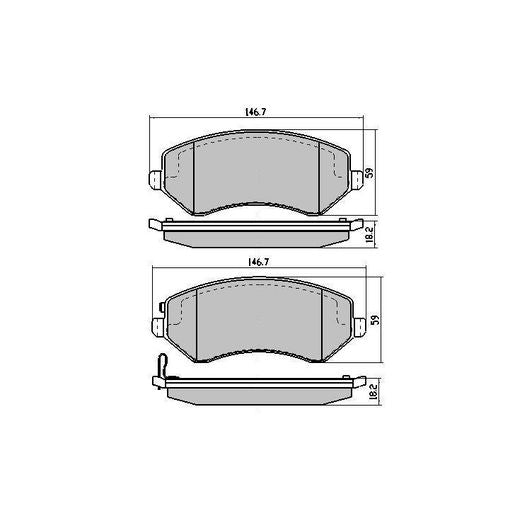 RDA GP Max Brake Pad Set Front - RDB1979