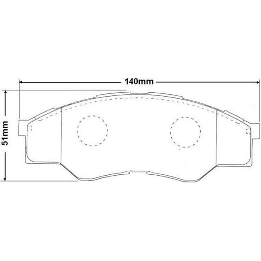 RDA Brakes Extreme Brake Pad Set Front - RDX1985SM