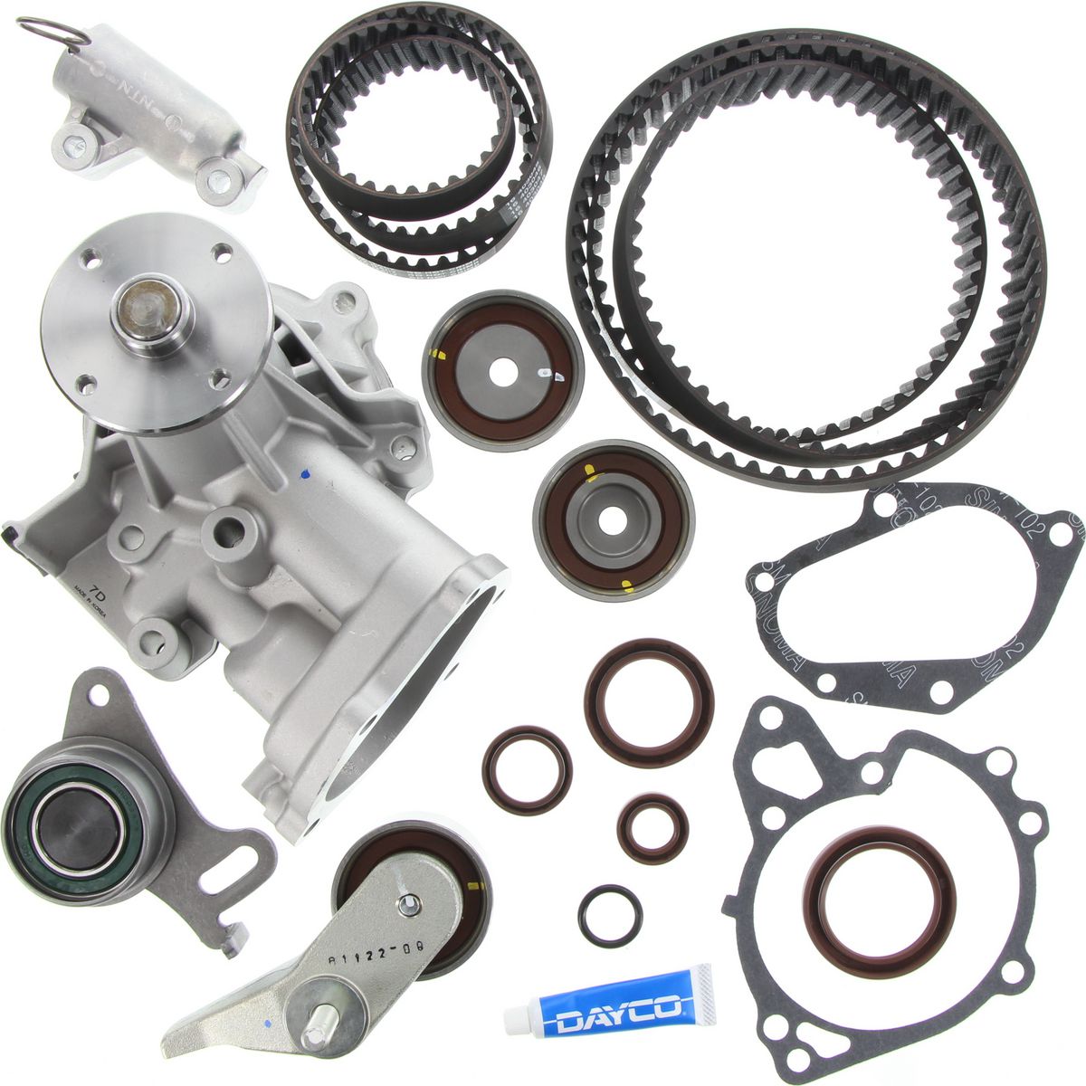 Dayco Timing Belt Kit - Includes Hydraulic Tensioner & Water Pump - KTBA281HP
