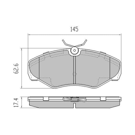 RDA Brakes Extreme Brake Pad Set Front - RDX2097SM