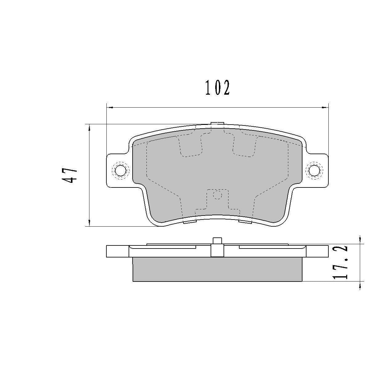 RDA Brakes Extreme Brake Pad Set Rear - RDX2207SM