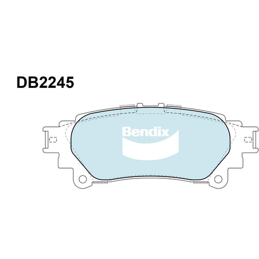 Bendix 4WD Brake Pads Set Rear - DB22454WD