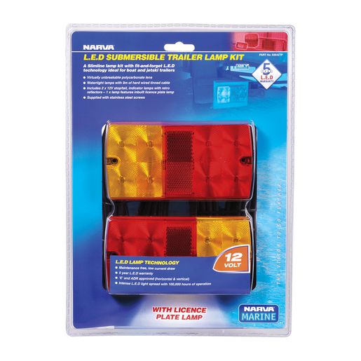 Narva Trailer Lamp Kit Submersible 12V - 93642TP