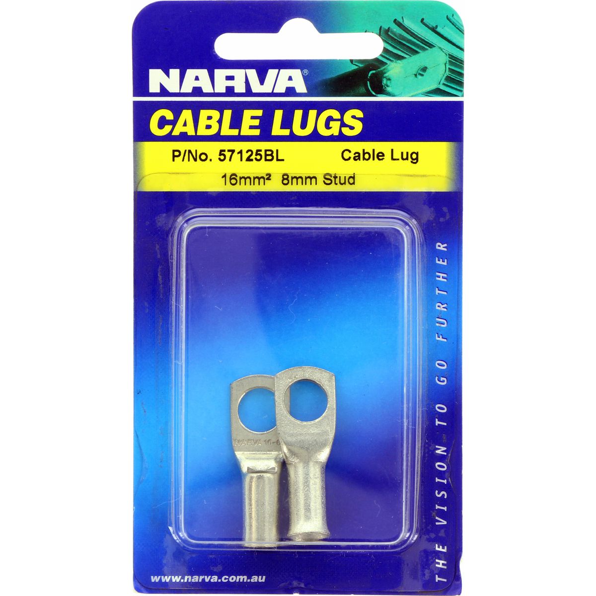 Narva Cable Lug 16-8mm 2 Pack - 57125BL