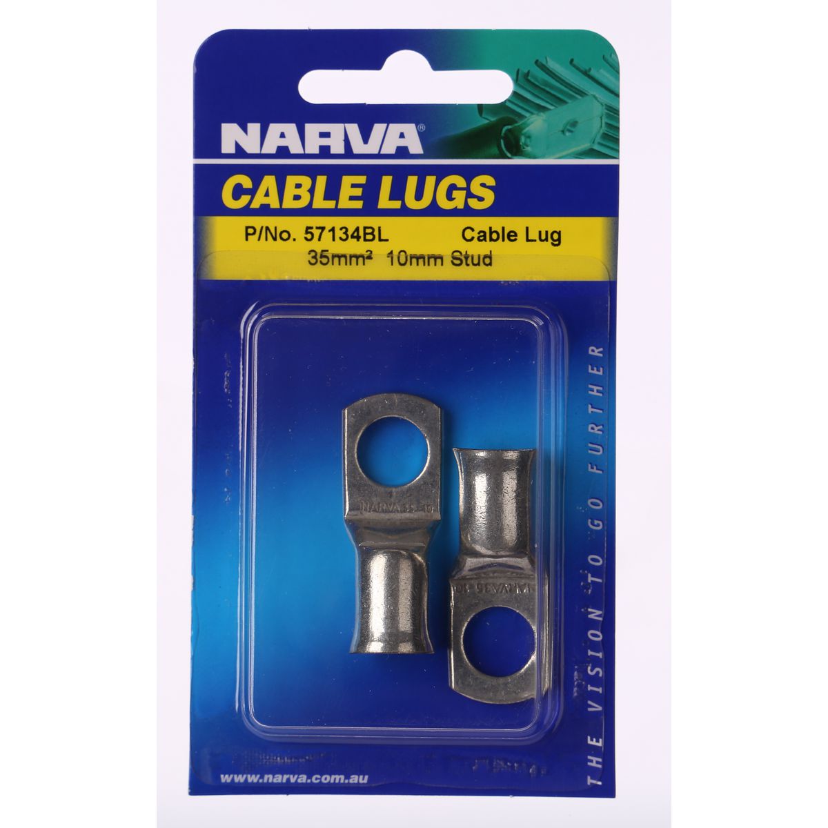 Narva Cable Lug 35-10mm 2 Pack - 57134BL