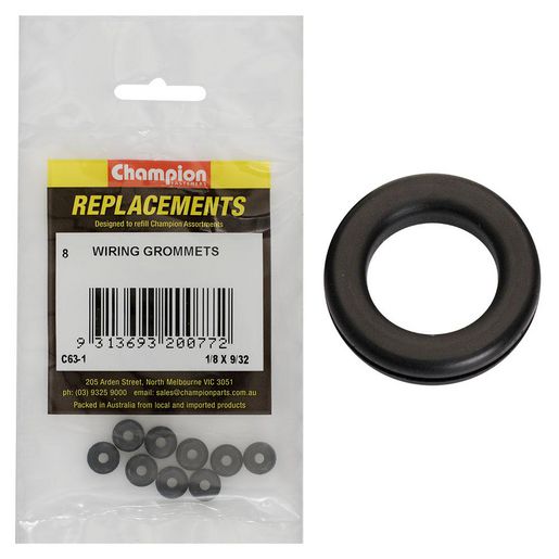 Champion Grommet Wiring Nitrile Rubber M3 x 7 x 11mm - C63-1
