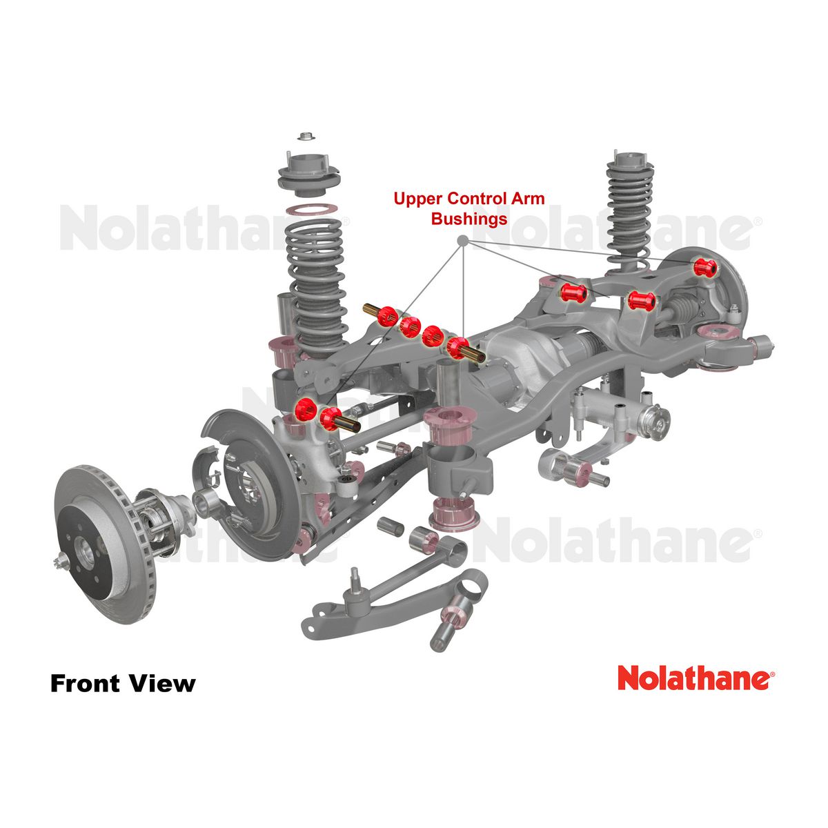Nolathane Rear Upper Control Arm Bushing Kit - 46407