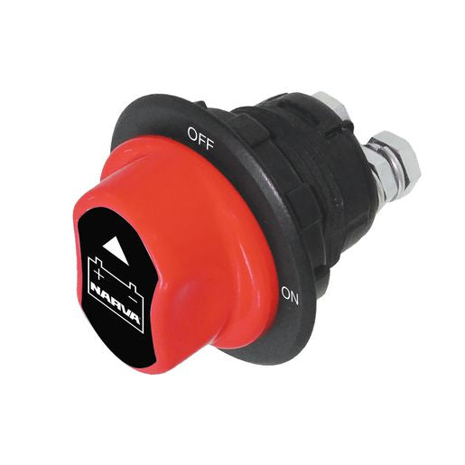 Narva Rotary Battery Master / Isolator Switch With Removeable Keyed Knob - 61036BL