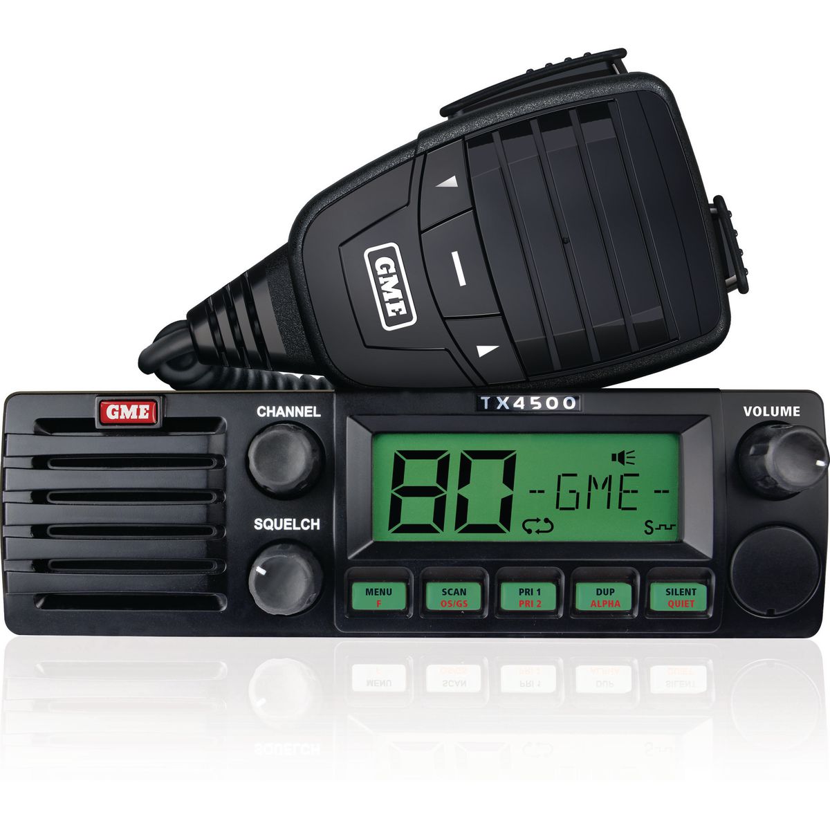 GME UHF CB Radio 5 Watt DIN Mount with ScanSuite - TX4500S