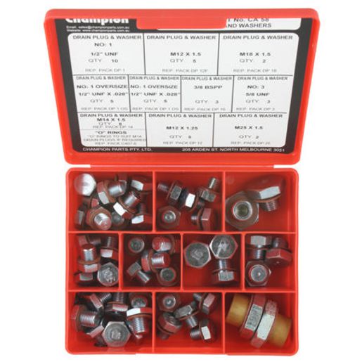 Champion Drain (Sump) Plug Assortment - CA58