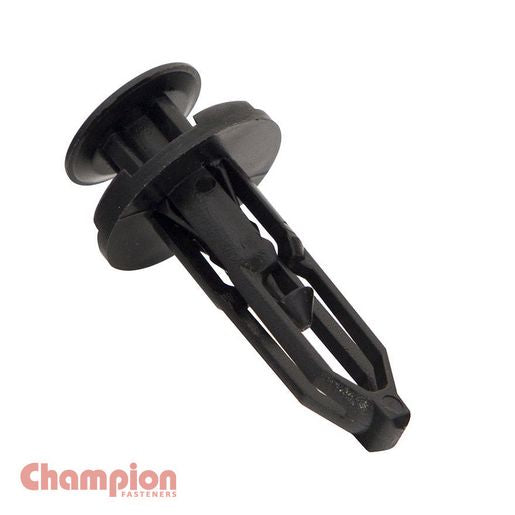 Champion Push Rivet :Black Len:28mm Hole:9mm Hd:18mm - CBP163