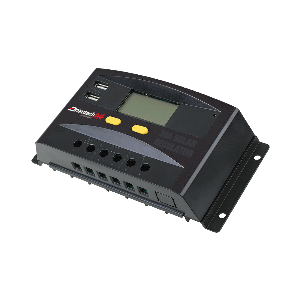 Drivetech 4x4 - 30A Solar Regulator And Monitor - DTSR30