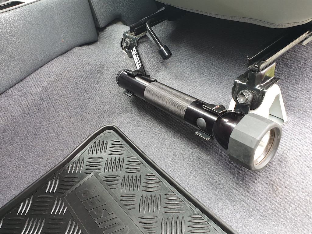 Kap Industries Fire Extinguisher Bracket to suit Toyota Landcruiser 70 Series Pre DPF - KI-LC-79-PREDPF