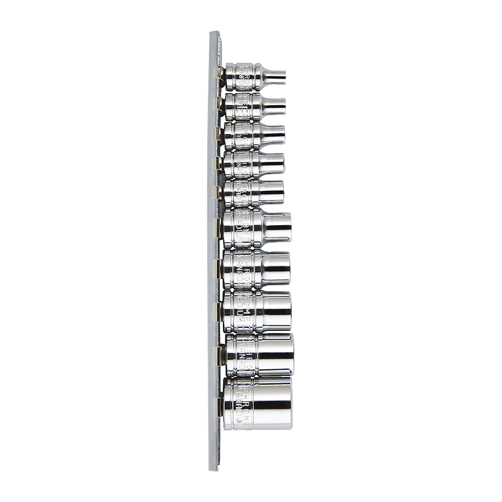 Mechpro Blue Socket Rail Set E-Torx 10pc - MPBSK121K
