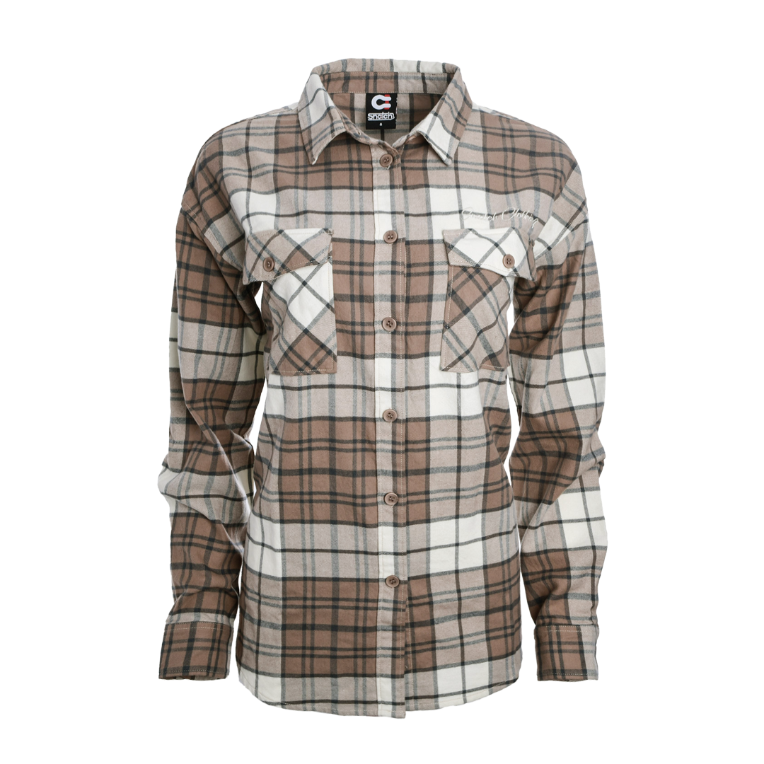 Women's Oversized Check Flanno - SF4103TP