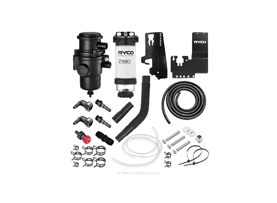 Ryco 4WD Catch Can and Fuel Water Separator Filtration Upgrade - X102R