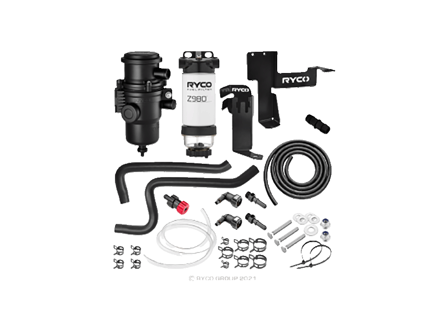 Ryco 4WD Catch Can and Fuel Water Separator Filtration Upgrade - X104R