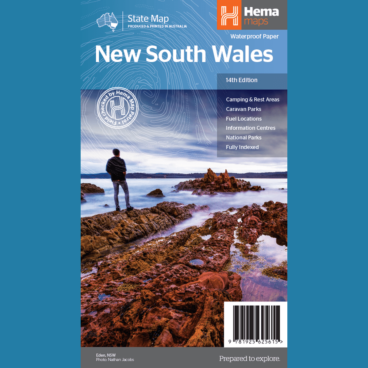 HEMA New South Wales State Map 14th Edition - 9781925625615