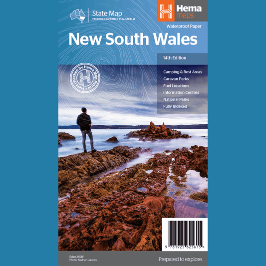 HEMA New South Wales State Map 14th Edition - 9781925625615