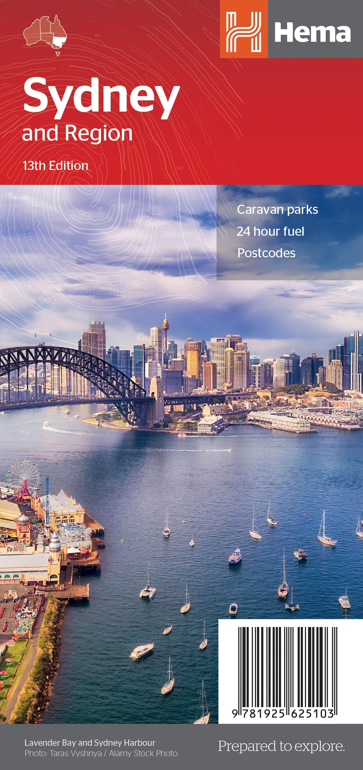 HEMA Sydney And Region Map Edition 13 - 9781925625103