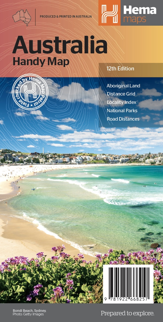 HEMA Australia Handy Map Edition 12 - 9781922668257