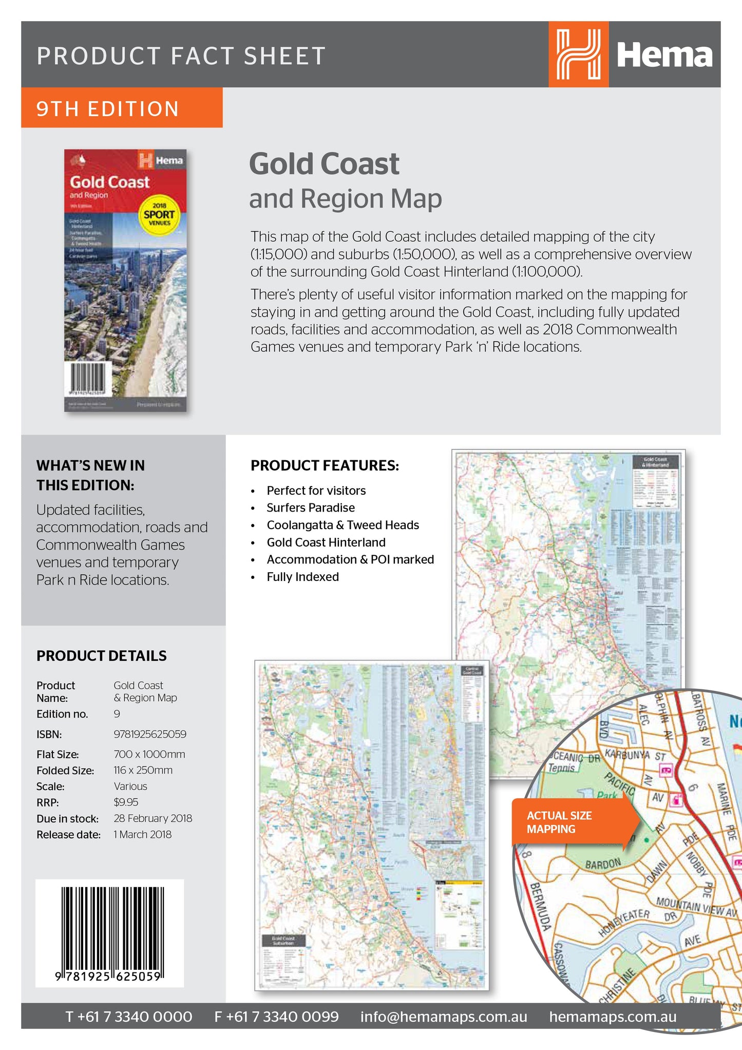 HEMA Gold Coast And Region Edition 9 - 9781925625059