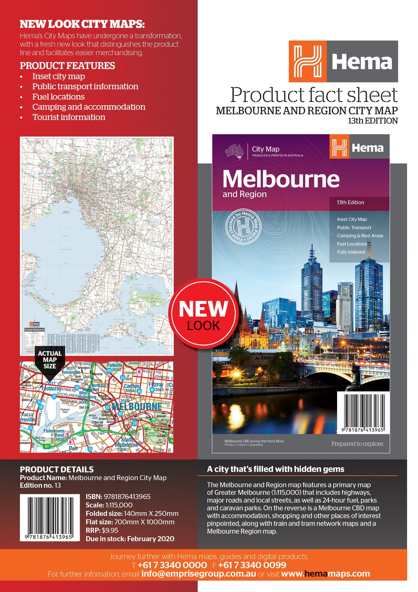 HEMA Melbourne And Region Edition 13 - 9781876413965