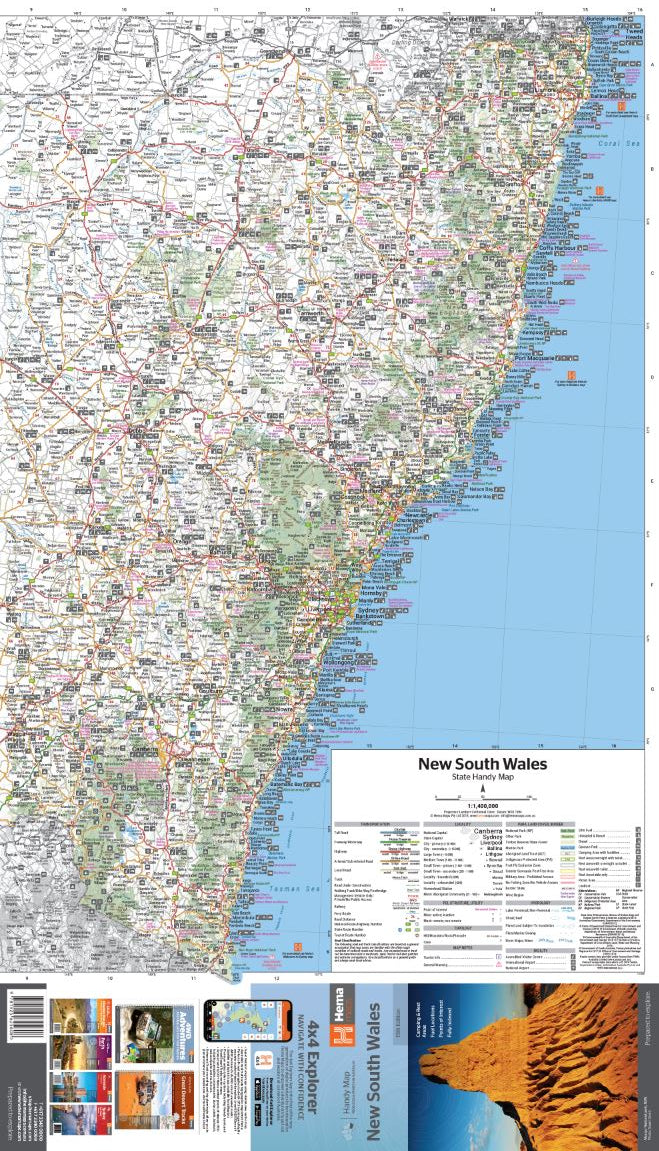 HEMA New South Wales Handy Map Edition 15 - 9781925625608
