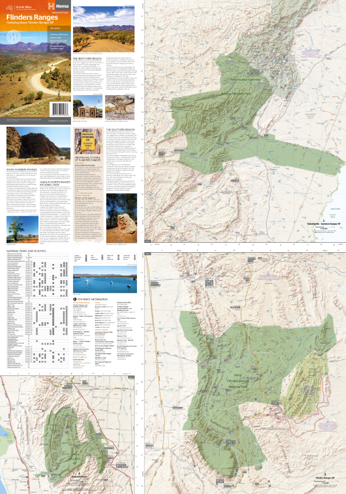 HEMA Flinders Ranges Map Edition 6 - 9321438001607