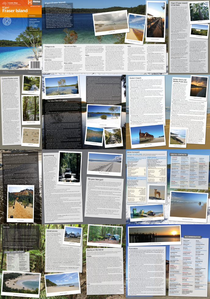 HEMA Fraser Island Map 9th Edition - 9781925195156