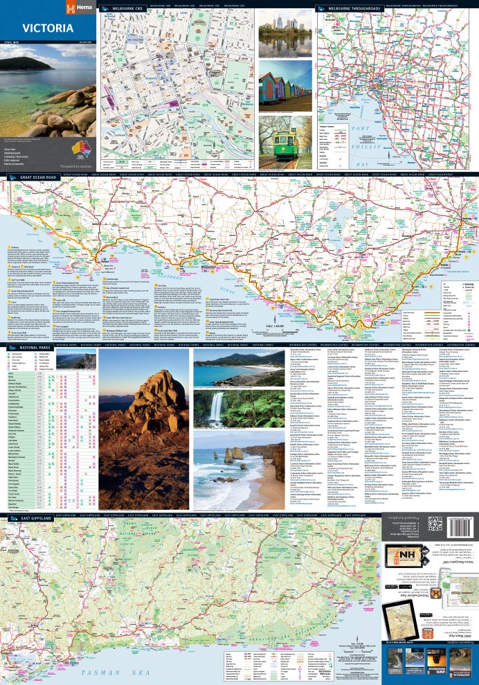 HEMA Victoria State Map Edition 9 - 9781865009834