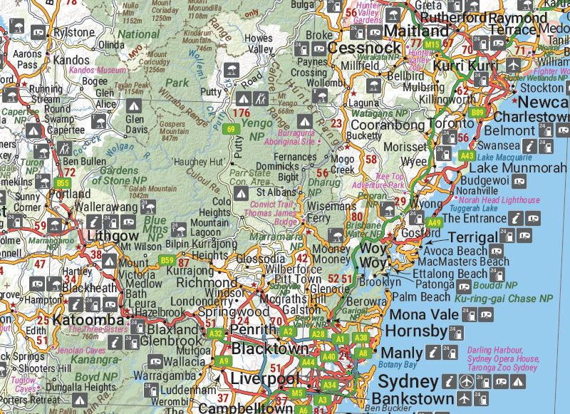 HEMA New South Wales Handy Map Edition 15 - 9781925625608