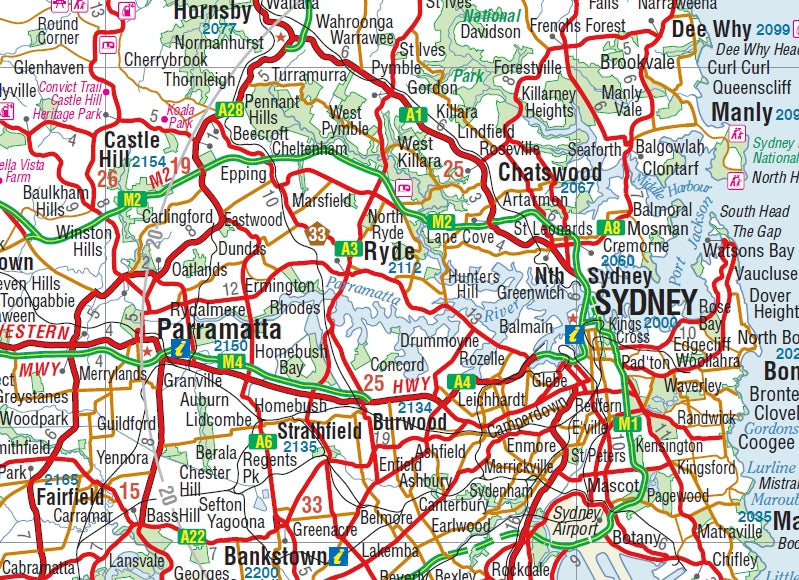 HEMA Sydney And Region Map Edition 13 - 9781925625103