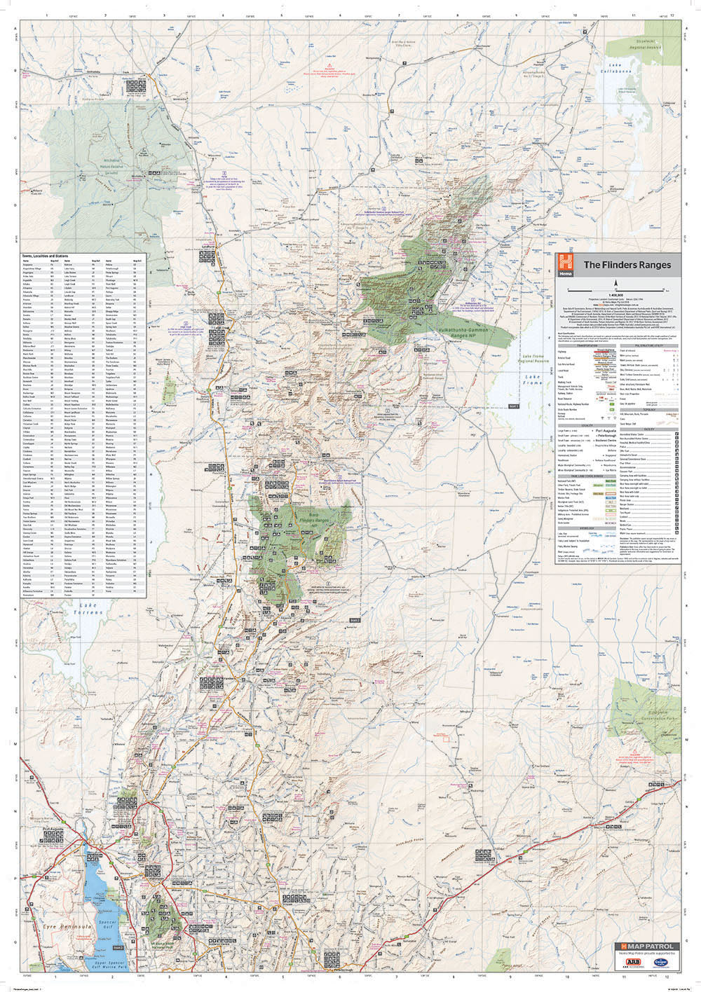 HEMA Flinders Ranges Map Edition 6 - 9321438001607
