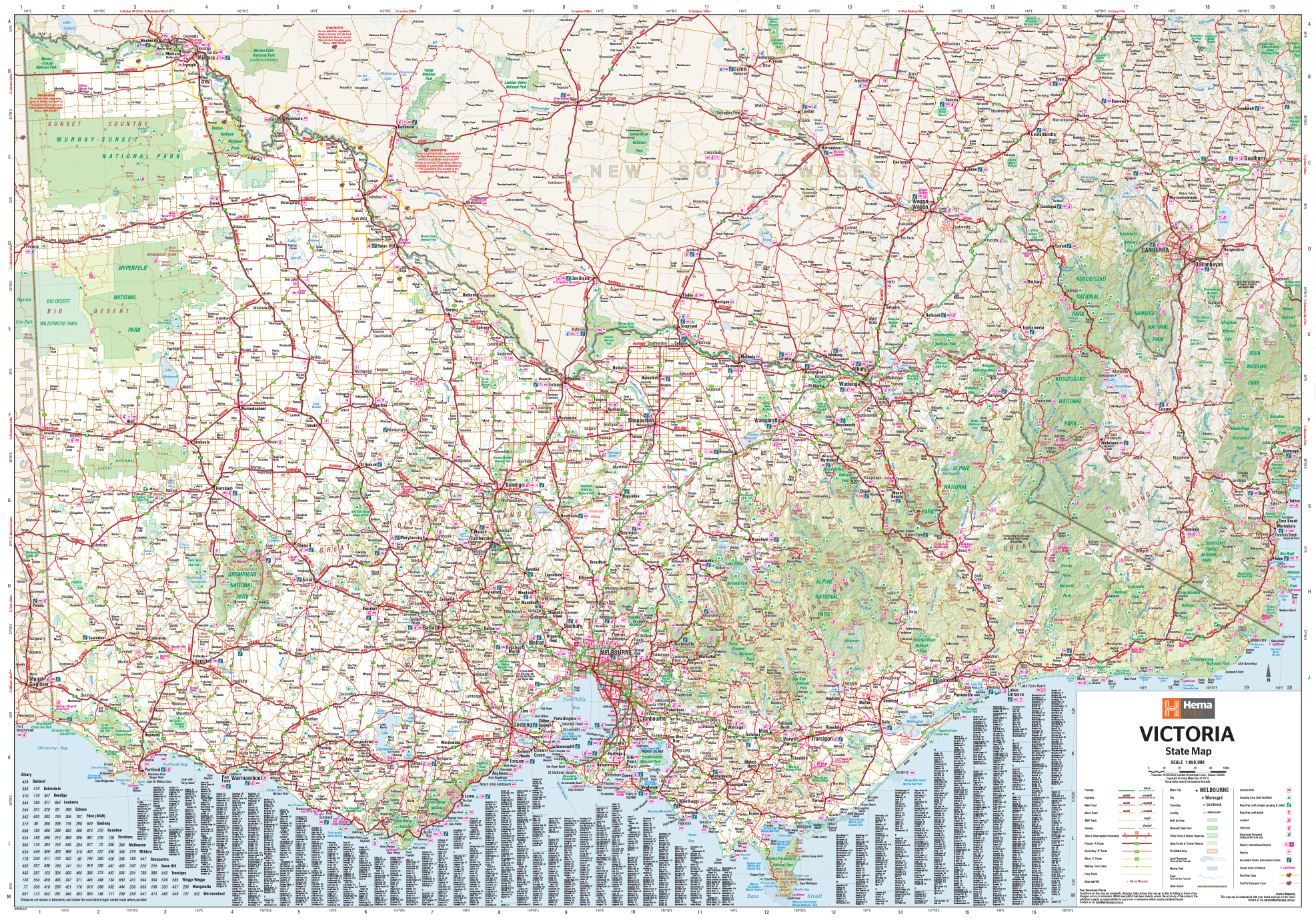 HEMA Victoria State Map Edition 9 - 9781865009834