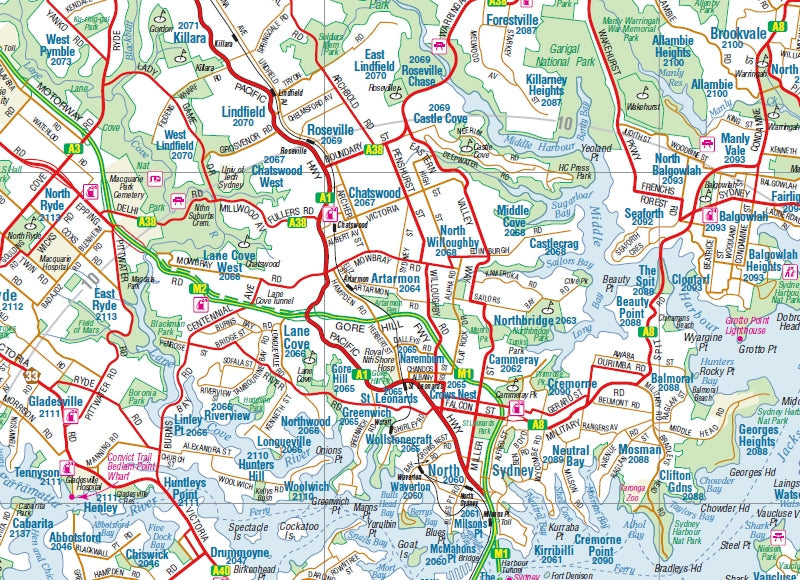 HEMA Sydney And Region Map Edition 13 - 9781925625103