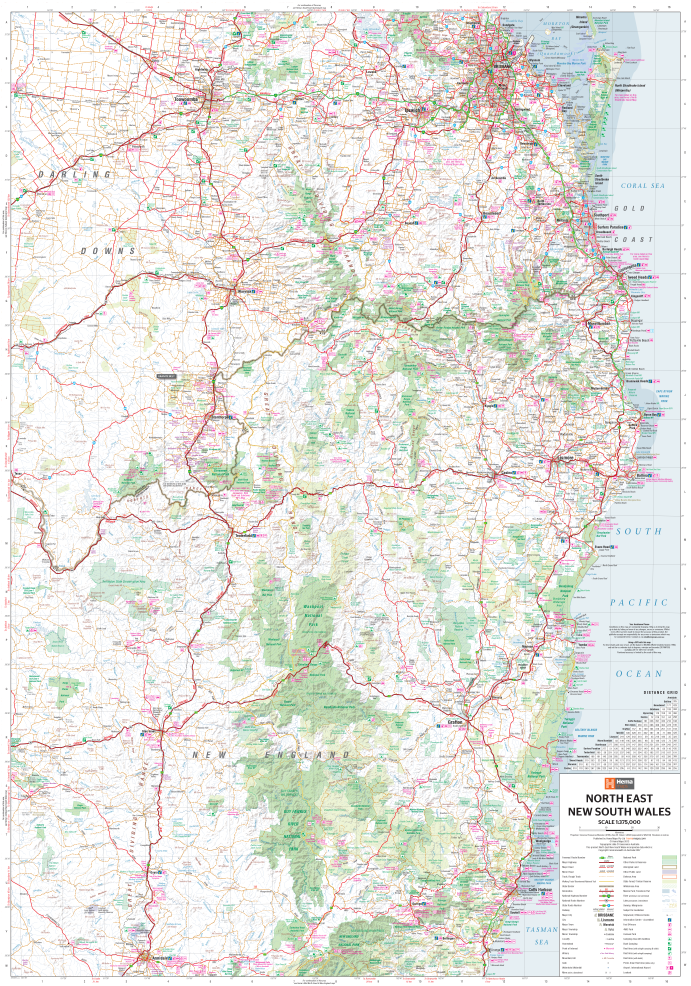 HEMA North East New South Wales Edition 8 - 9321438001652