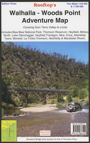 HEMA Walhalla - Woods Point Map - 9781921886102