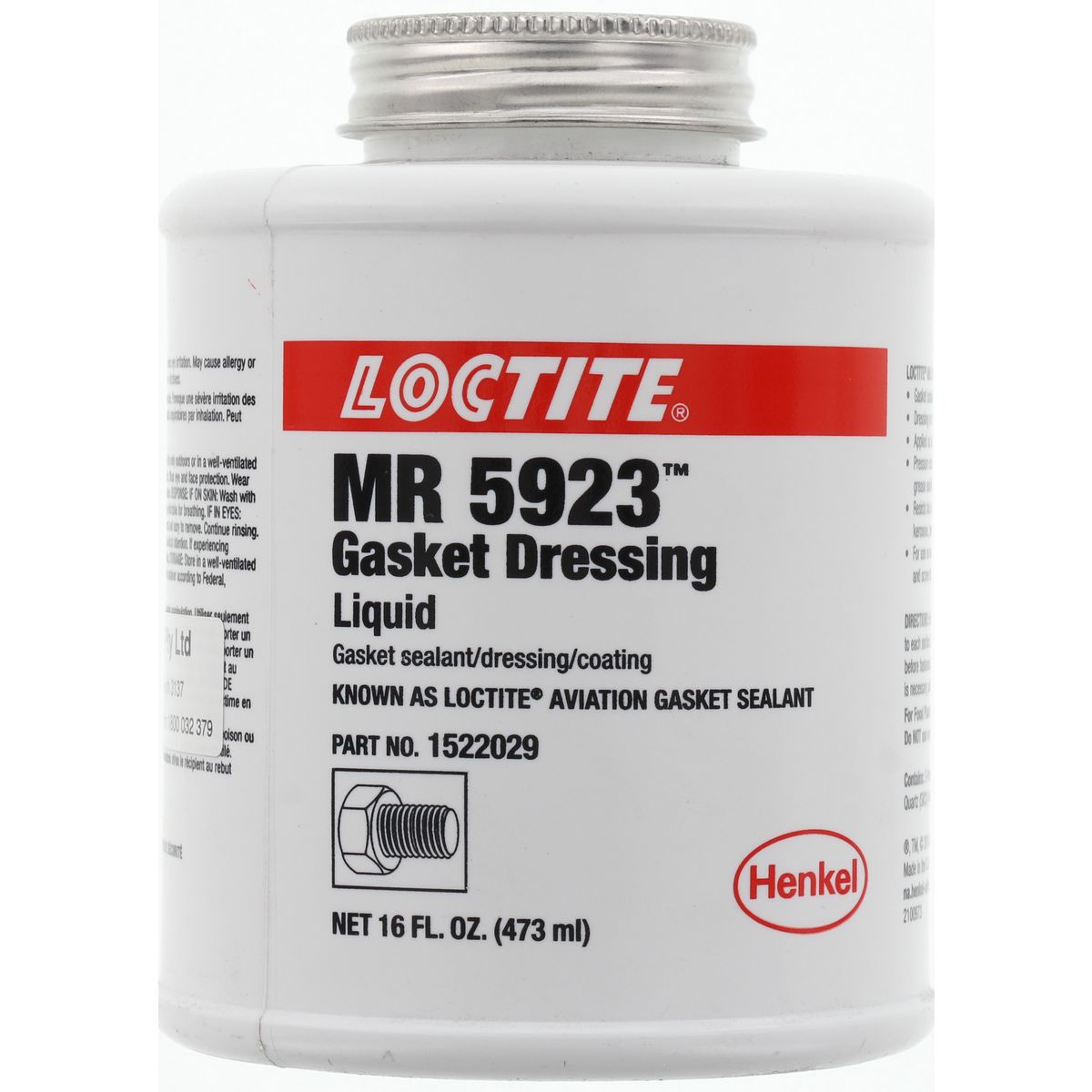 Loctite Mr 5923 Gasket Sealant #3 Brushtop Bottle 473ml - 1522029
