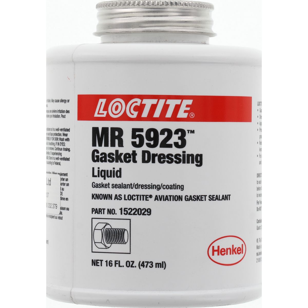 Loctite Mr 5923 Gasket Sealant #3 Brushtop Bottle 473ml - 1522029